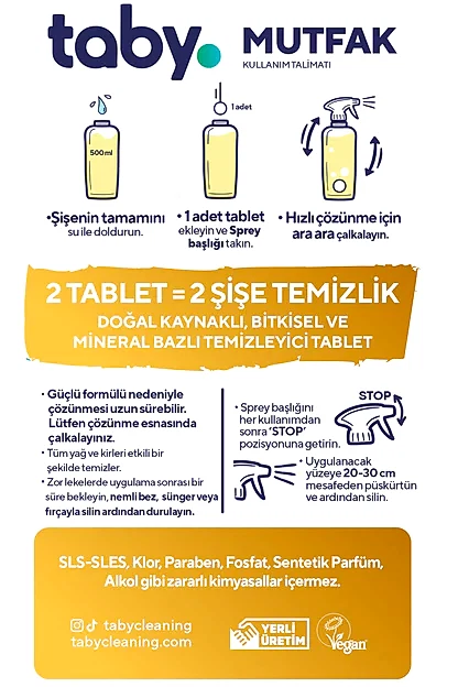 Mutfak Temizleyici Başlangıç Seti