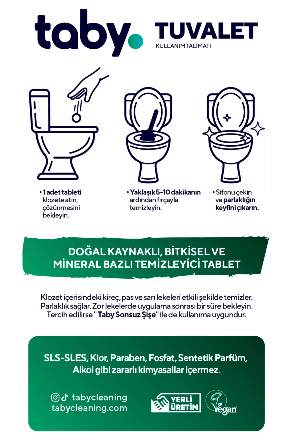 Tuvalet Temizleyici Tablet